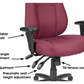 DELUXE FABRIC TASK CHAIR, H-3636