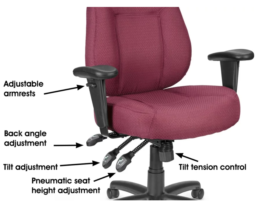 DELUXE FABRIC TASK CHAIR, H-3636