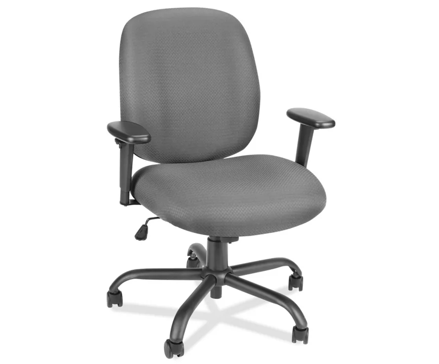 BIG AND TALL FABRIC OFFICE CHAIR, H-3643GR