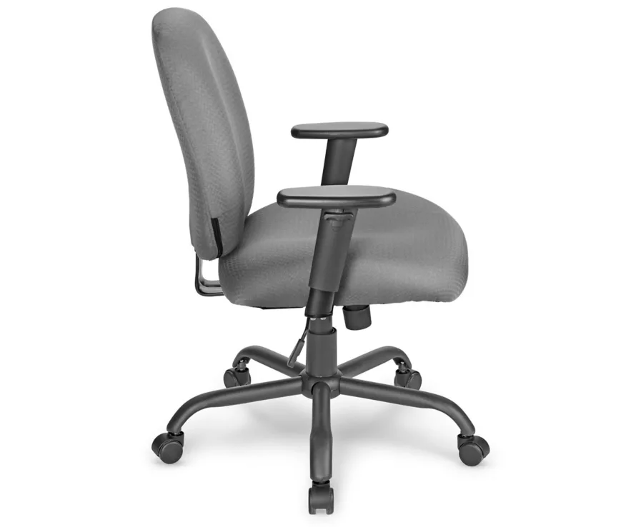 BIG AND TALL FABRIC OFFICE CHAIR, H-3643GR