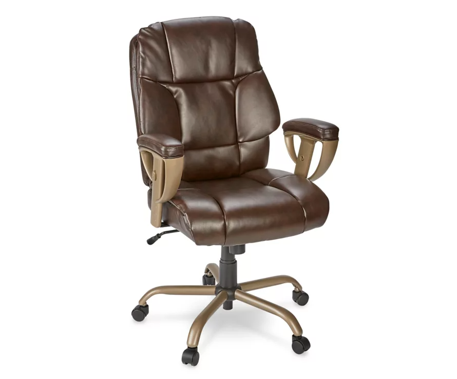 BIG AND TALL LEATHER CHAIR, H-5522