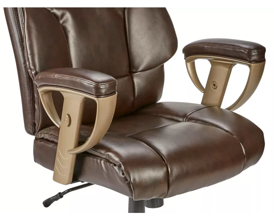 BIG AND TALL LEATHER CHAIR, H-5522