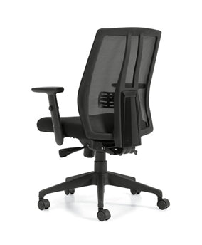 Contemporary Mesh Back Synchro-Tilt Task Chair, H-7053