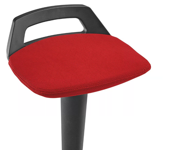 Fabric Office Sit/Stand Stool, H-7055