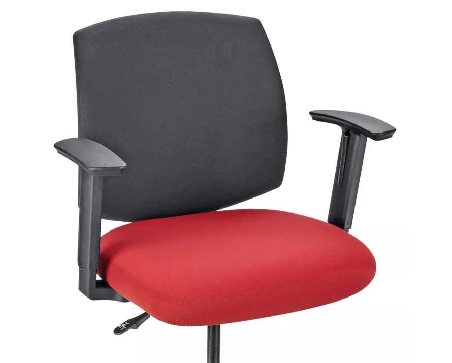 Heavy-Duty Fabric Office Stool, H-7589