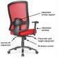 Deluxe Mesh Task Chair, H-4521