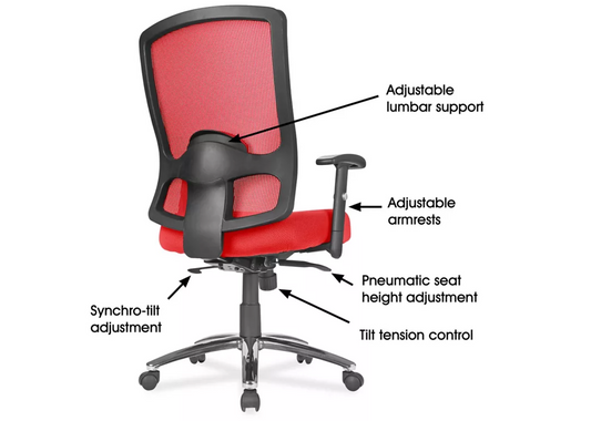 Deluxe Mesh Task Chair, H-4521